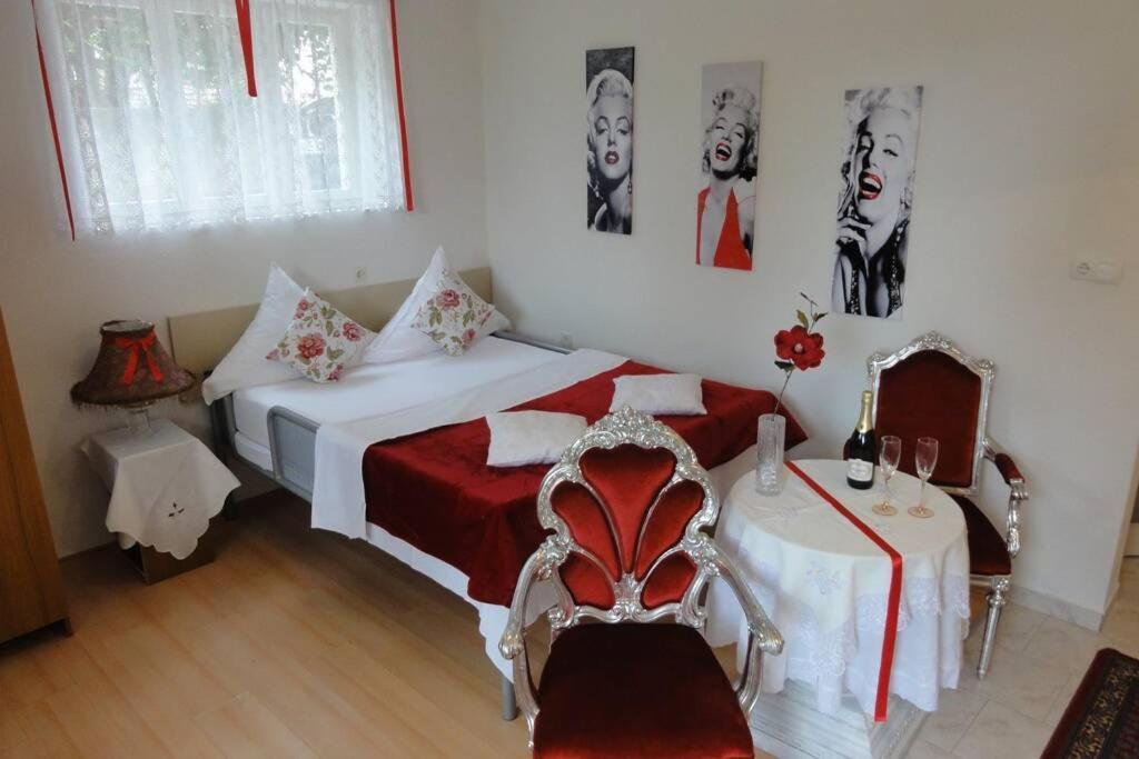 Croatia Zadar Borik Paar Apartment Studio Garden View Number 1 ภายนอก รูปภาพ